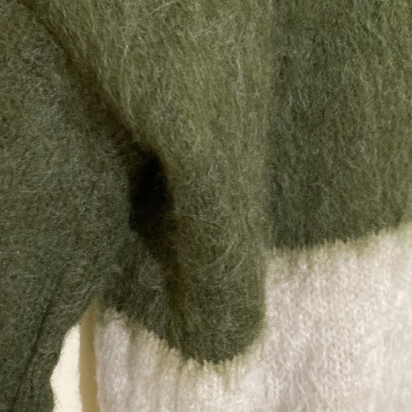 BP Oversized Brushed Pullover Sweater In Blue Trixie Multi Stripe Size S NWT - Picture 7 of 12